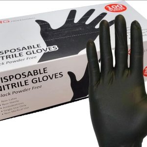black nitrile gloves