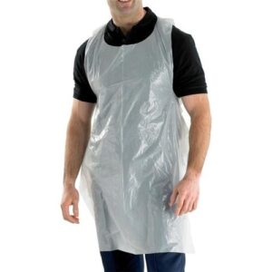 Disposable Plastic Aprons White Colour